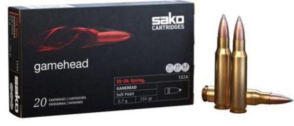 Sako 30-06 Sprg 150gr Gamehead 20pk