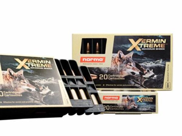 Norma Vermin Xtreme 22-250 Rem 55gr Hp 20 Pk