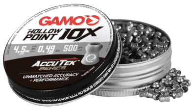 Gamo Accutek 10x Hoolw Point Pellets 177 Tin Of 500