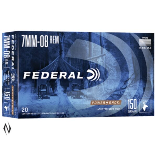 Federal 7mm-08 Rem 150gr Sp Power-shok