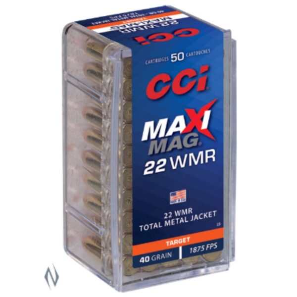 Cci 22wmr Maxi Mag 40gr Tmj 1875fps 50pk