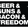 Tekmat Ultra Beer Guns Bacon Freedom Door Mat