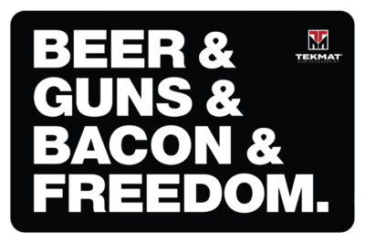 Tekmat Ultra Beer Guns Bacon Freedom Door Mat