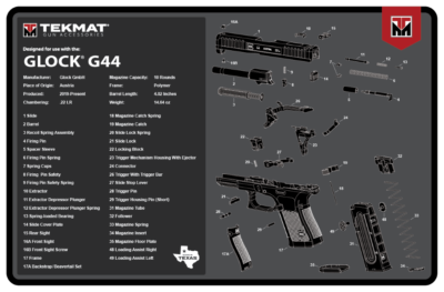 Tekmat Glock 44 Gun Cleaning Mat