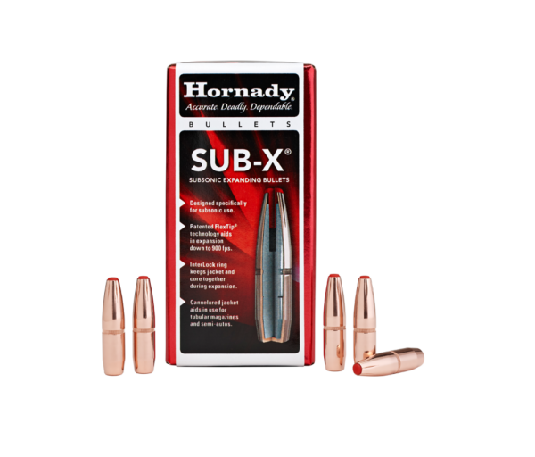 Hornady 30cal 308 175gr Sub-x Box Of 100