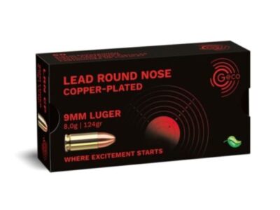 Geco 9mm 124gr Copper Plated Lrn 50pk