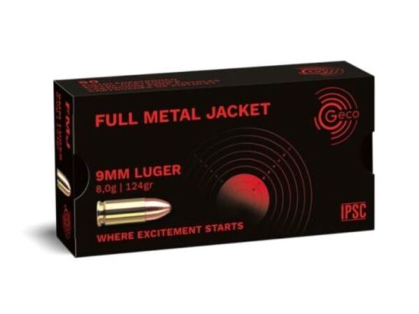 Geco 9mm 124gr Fmj 50pk