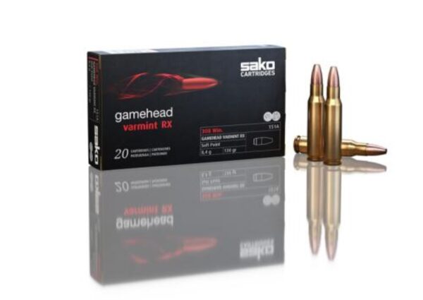 Sako 308win 130gr Gamehead Barmint Rx Hpbt 50pk