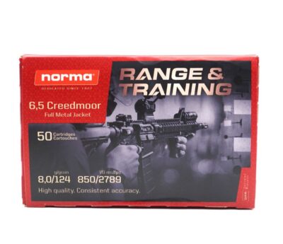 Norma 6.5cm 124gr Range & Training Fmj 50pk