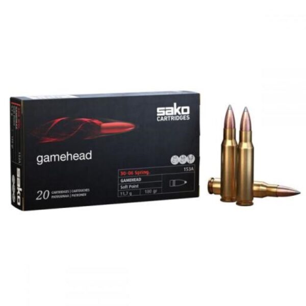 Sako 30-06 Sprg 180r Gamehead 20pk