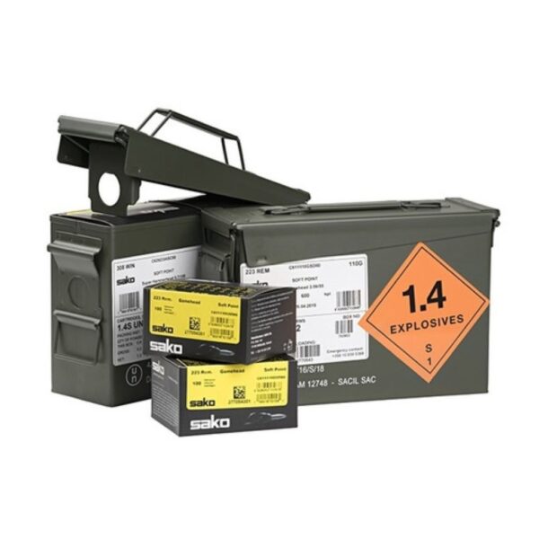 Sako 223 Rem 53gr Gamehead Varmint Rx Hp 50pk