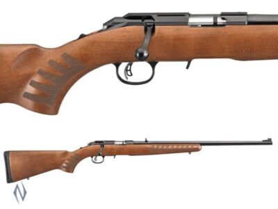 Ruger American Rimfire Wood Ba 22lr Satin Blued 10rnd