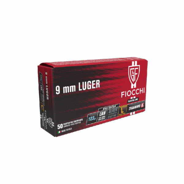 Fiocchi 9mm Luger Gas Check Lrn 123gr Leadless Primer 50pk