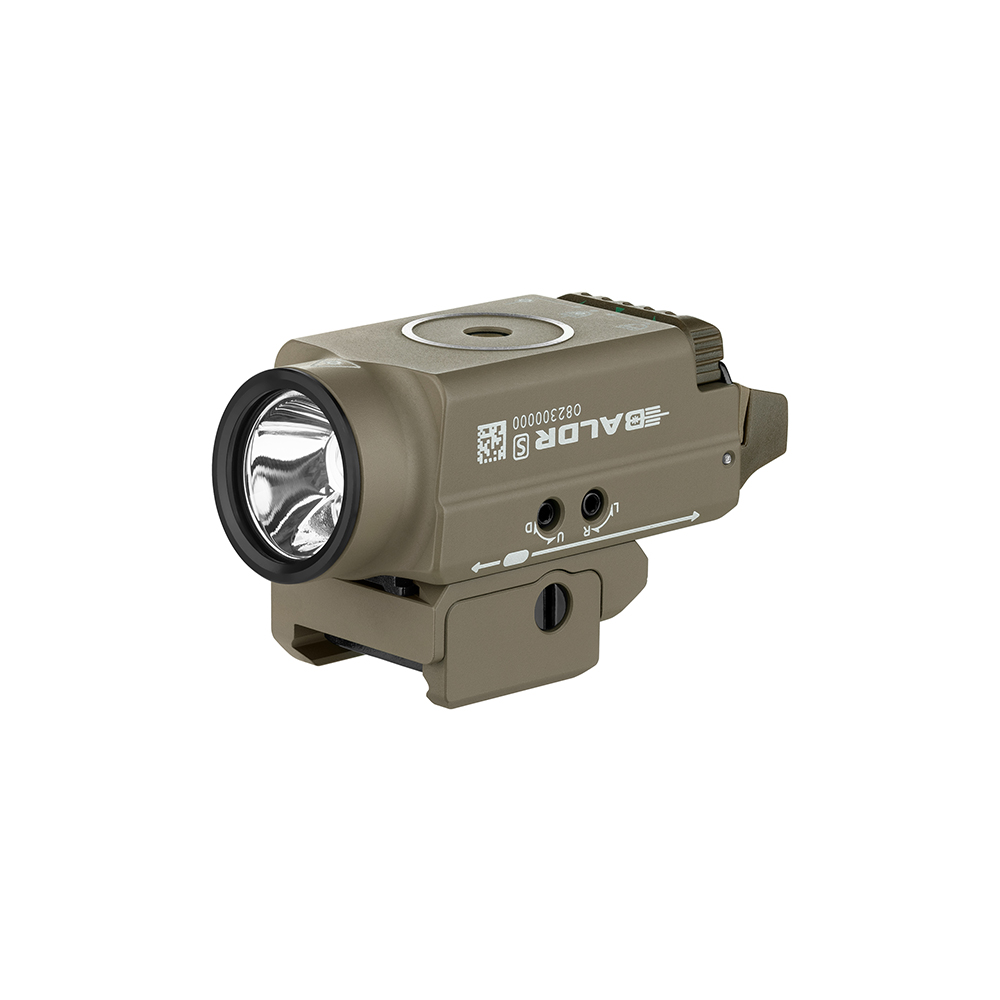 Olight Baldr S Tactical Torch 800 Lumens With Green Laser – Flat Dark Earth Olight Baldr S Tactical Torch 800 Lumens With Green Laser - Flat Dark Earth