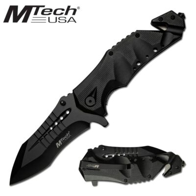 Mtech Safety Pocket Knife Black
