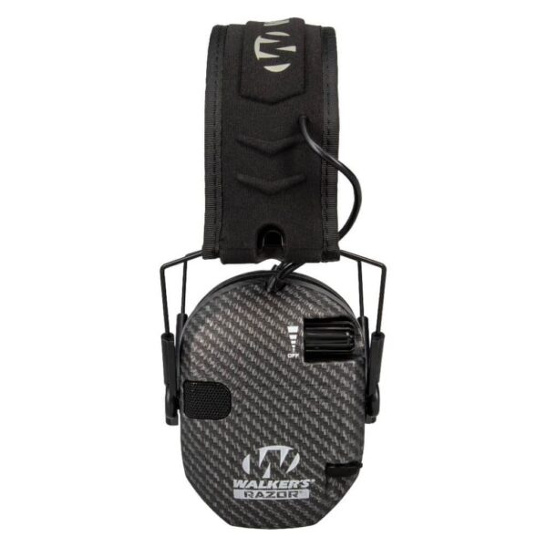 Walkers Razor Slim Electronic Muff Carbon Nrr 23db
