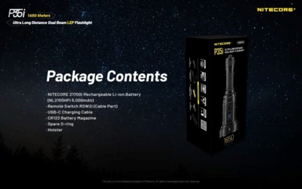 Nitecore Long Distance Dual Beam Lep Torch