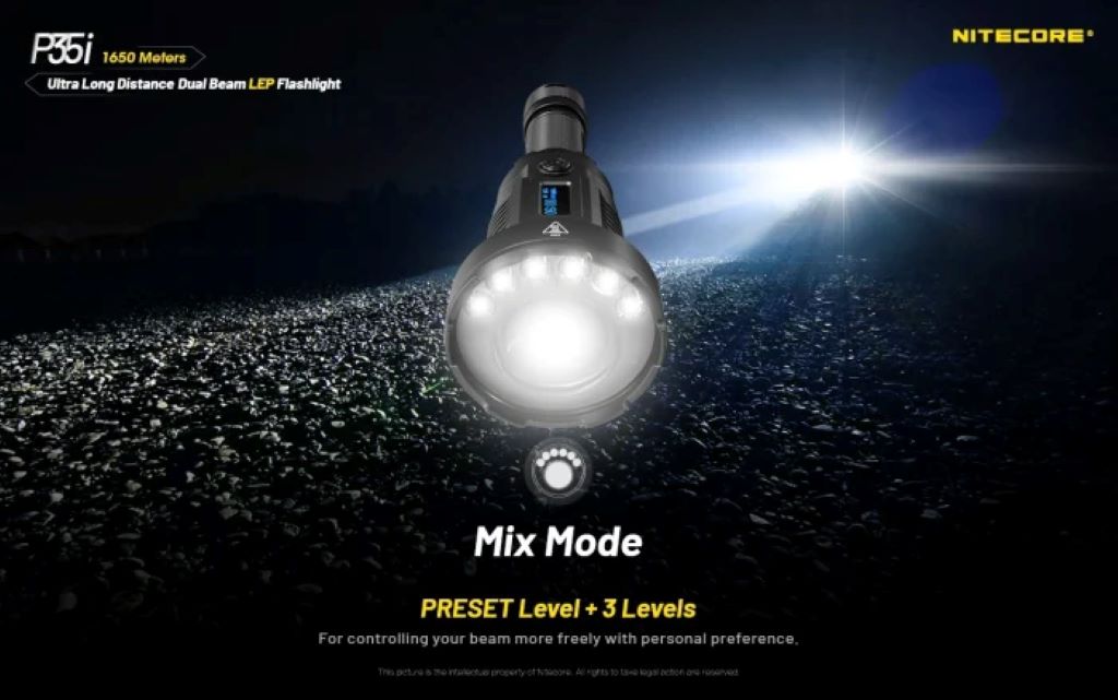 Nitecore Long Distance Dual Beam Lep Torch Nitecore Long Distance Dual Beam Lep Torch