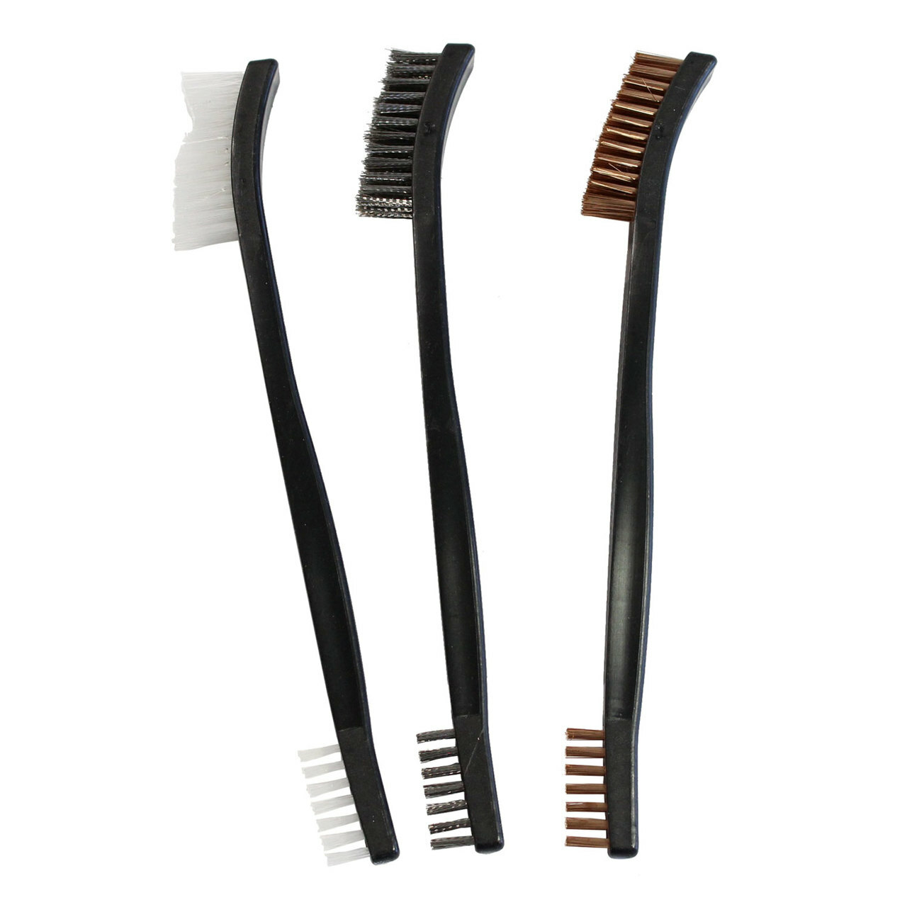 Birchwood Casey Utility Brushes 3 Pack Bronze/nylon/stainless Birchwood Casey Utility Brushes 3 Pack Bronze/nylon/stainless